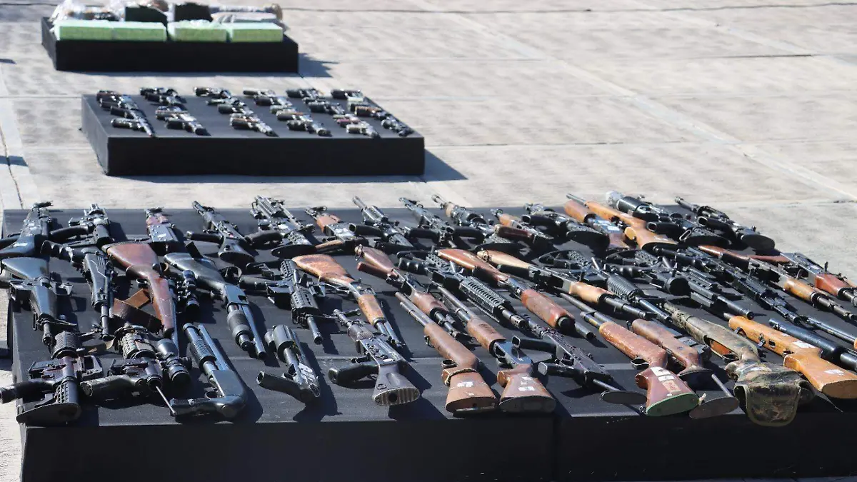 Destruyen armas decomisadas en operativos de seguridad