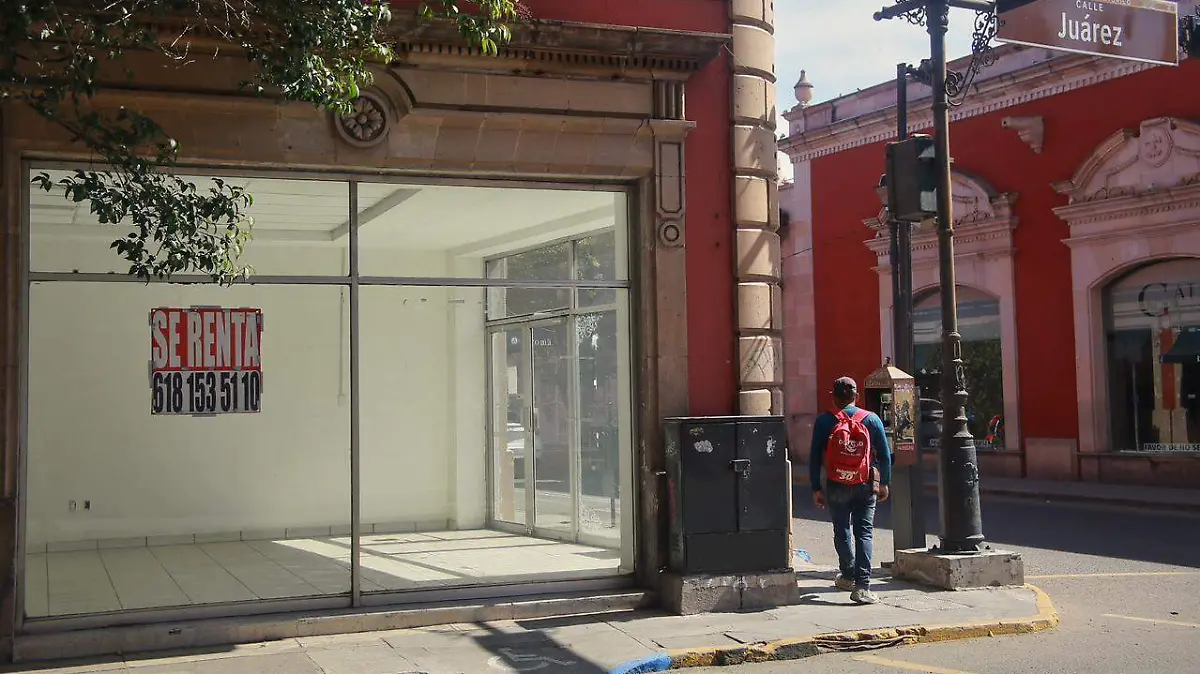 cierres en negocios del Centro Histórico