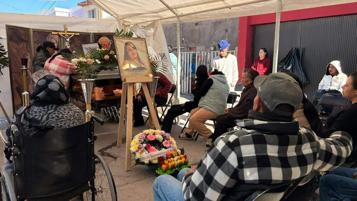 El adiós a Sarahí, mujer que recibió un impacto de bala 