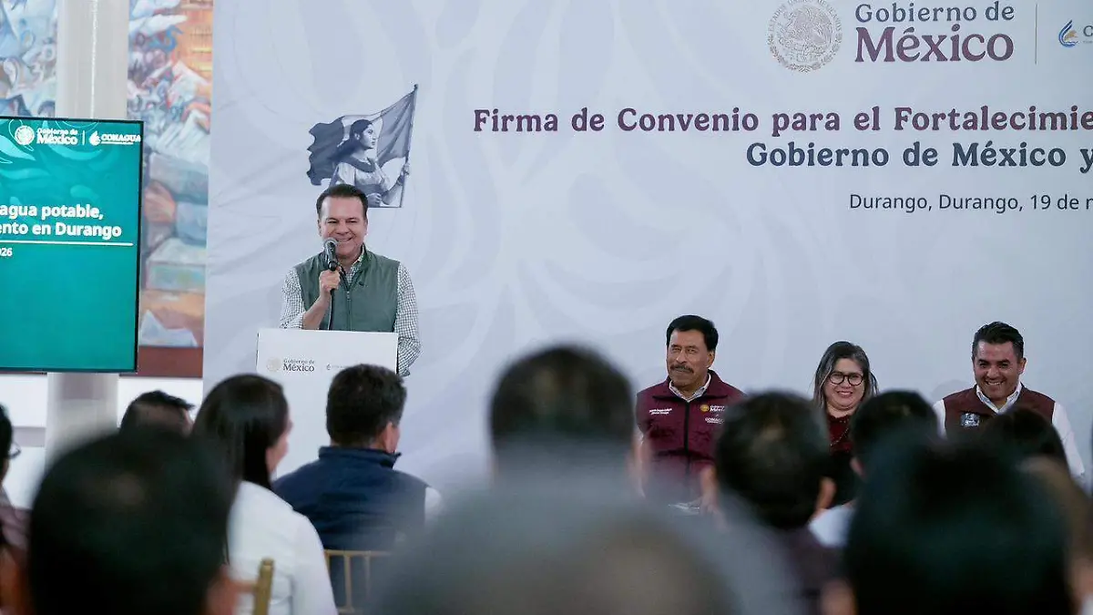 Durango avanza en infraestructura de agua y drenaje con trabajo conjunto entre estado, Federación y municipios (1)