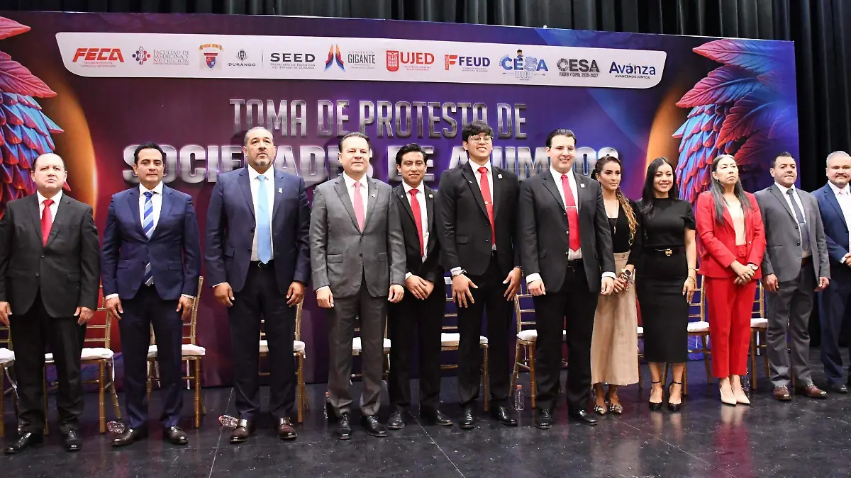 Rinden protesta nuevas dirigencias estudiantiles en la UJED