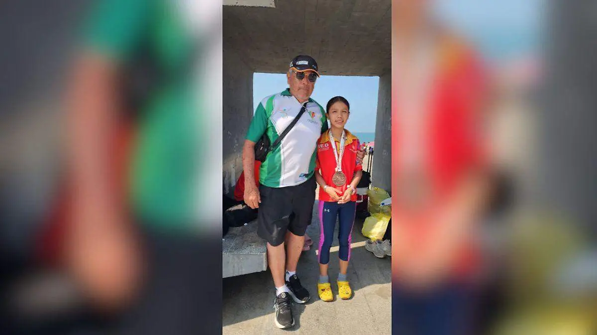 Triatleta duranguense de 12 años busca la medalla en la Olimpiada Nacional