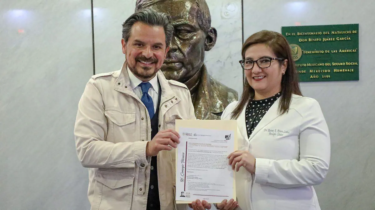 Roxana Blanca Rivera Leaños, nueva delegada al IMSS Durango