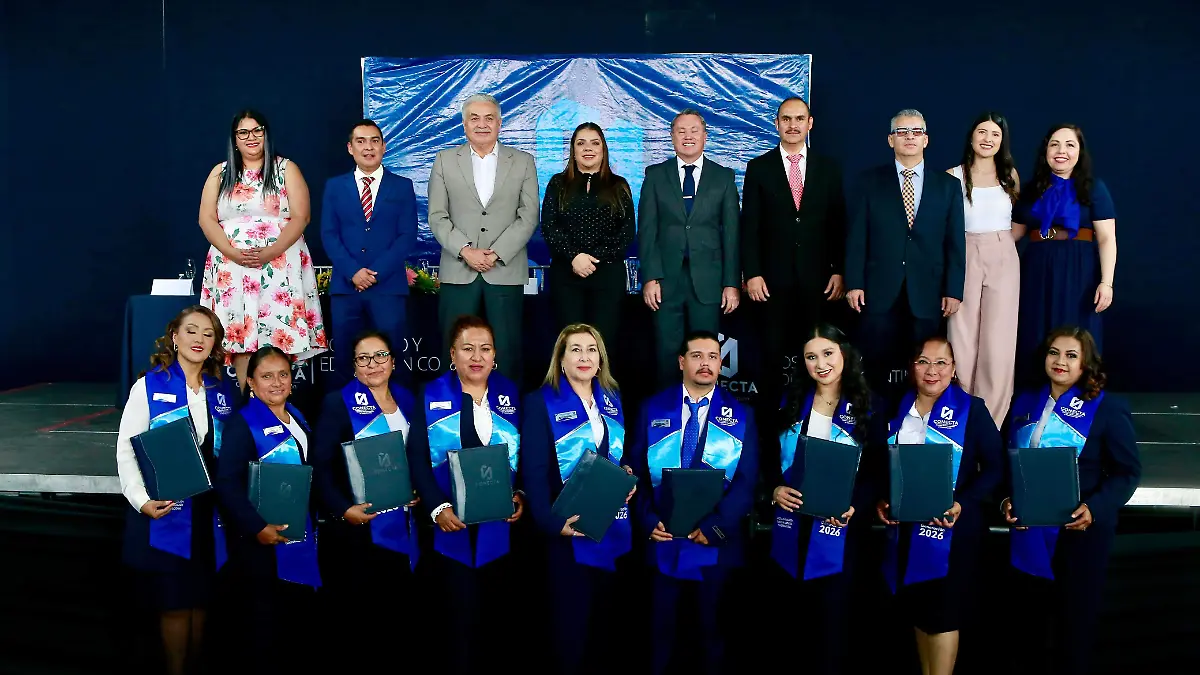 Graduación de egresados de la maestría del Centro de Formación y Capacitación CONECTA 