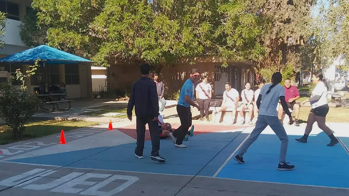 Tequios por la paz deporte e integración en la Facultad de Trabajo Social de la UJED
