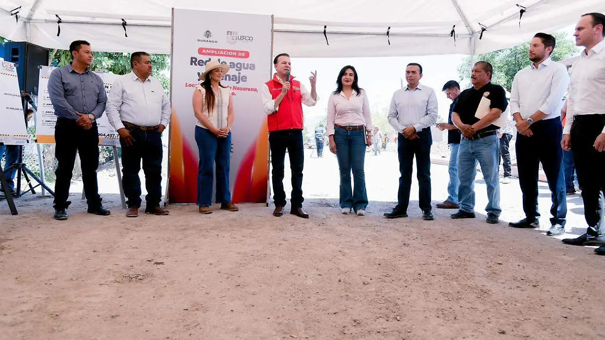 Mejoran servicios básicos en Villa Nazareno con obras de agua y drenaje