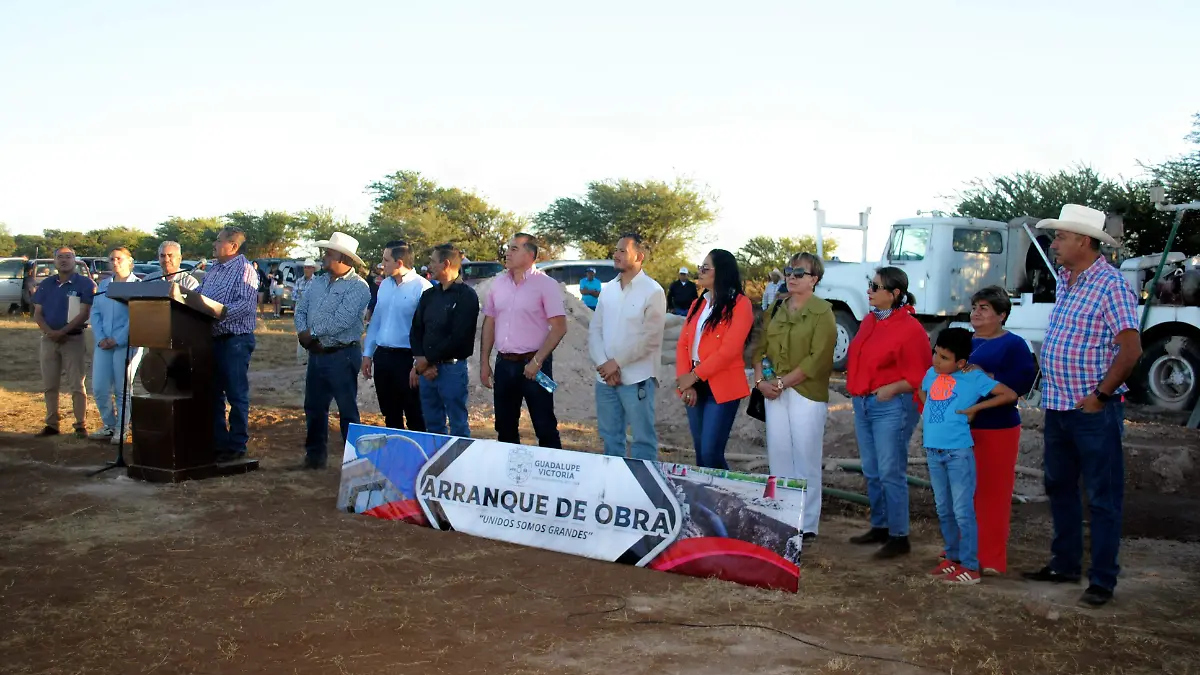 Inician perforación de pozo de agua en Guadalupe Victoria Durango
