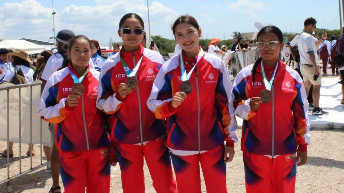 Equipo de canotaje de Durango en la Olimpiada Nacional