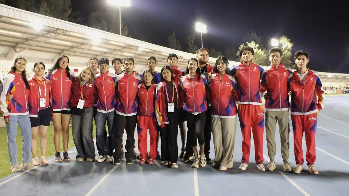 Equipo de atletismo de Durango en la Olimpiada Nacional 2026