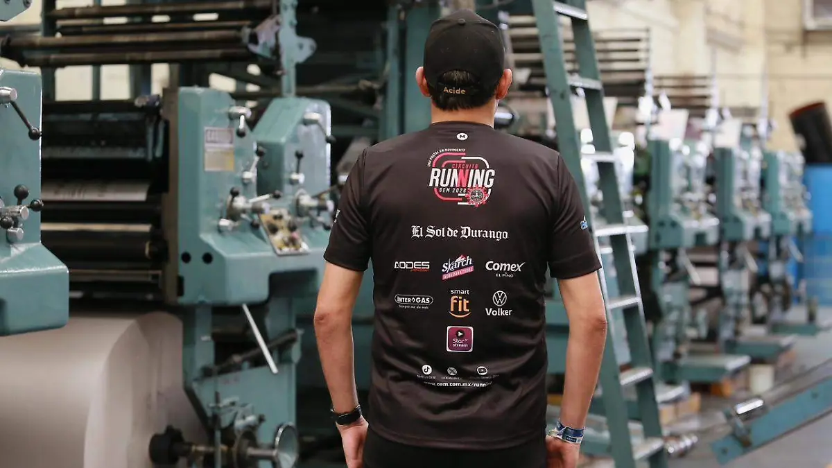 Playera oficial de la Carrera Colors 2026 de El Sol de Durango