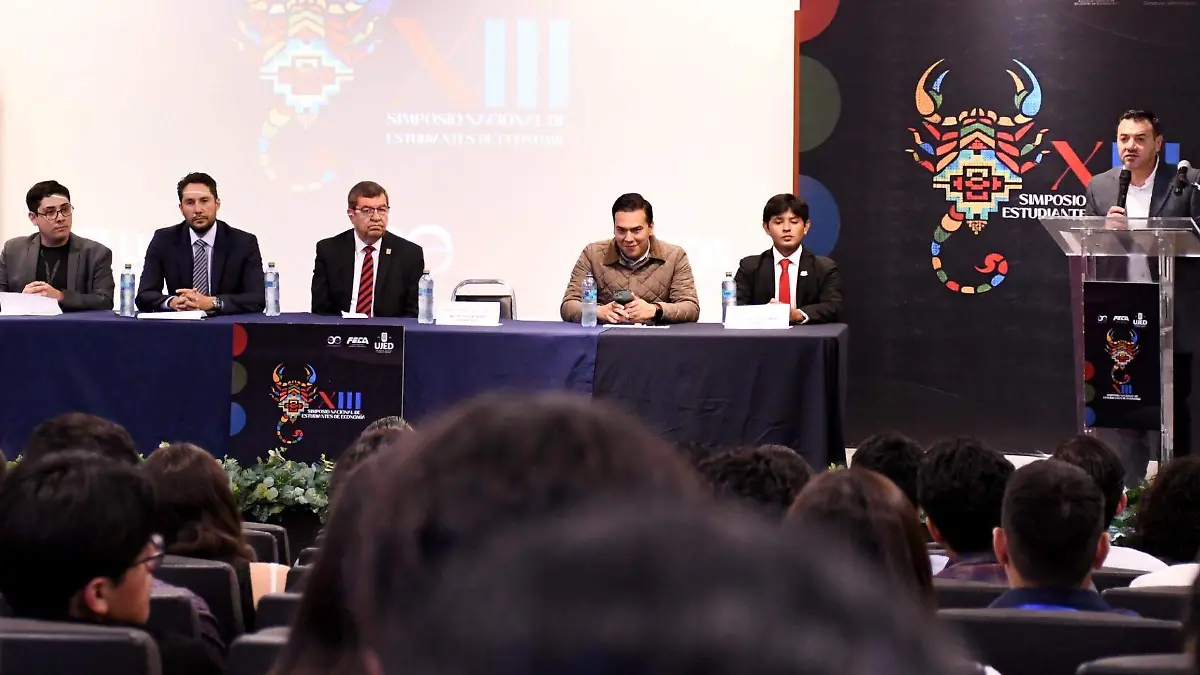 La FECA-UJED reúne a estudiantes de 20 estados en el XIII Simposio Nacional de Economía