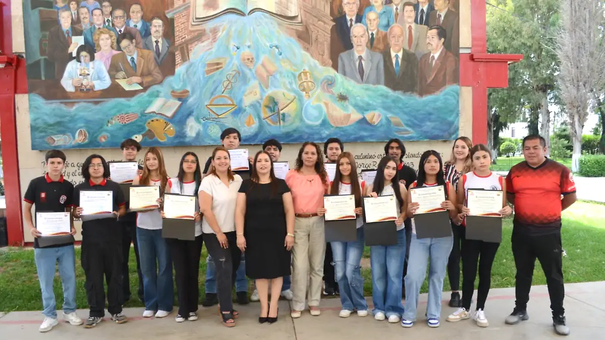 Reconoce Preparatoria Nocturna de la UJED a sus equipos de voleibol