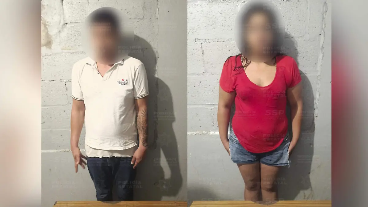 pareja detenida