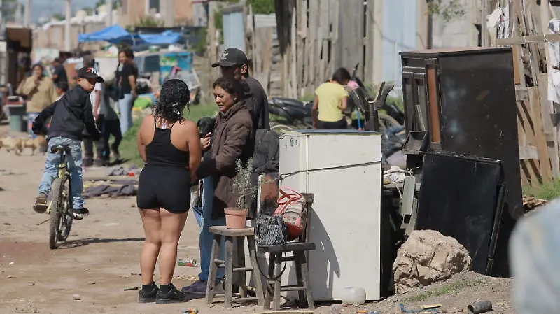 Desalojo de invasores del fraccionamiento San José ll en la ciudad de Durango