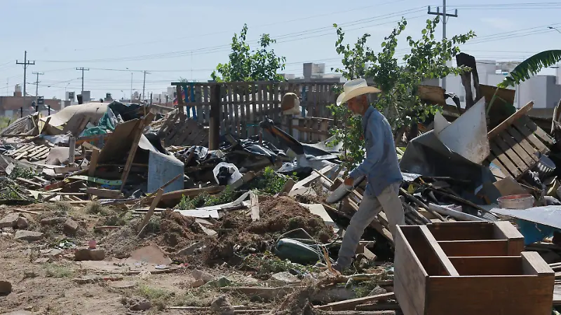 Desalojo de invasores del fraccionamiento San José ll en la ciudad de Durango