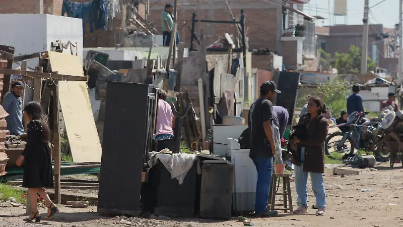 Desalojo de invasores del fraccionamiento San José ll en la ciudad de Durango