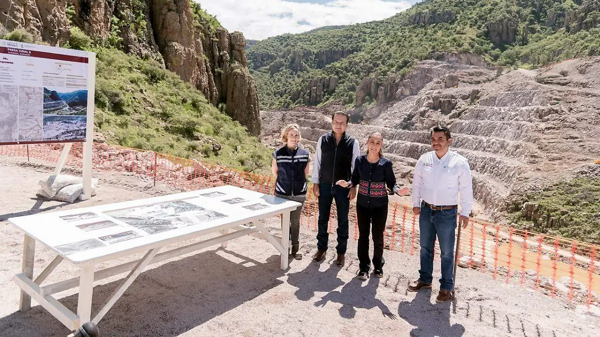Avanzan la Presa El Tunal ll, el drenaje de Gómez Palacio y la carretera Canatlán - Nuevo Ideal tras la gira de la Presidenta (2)