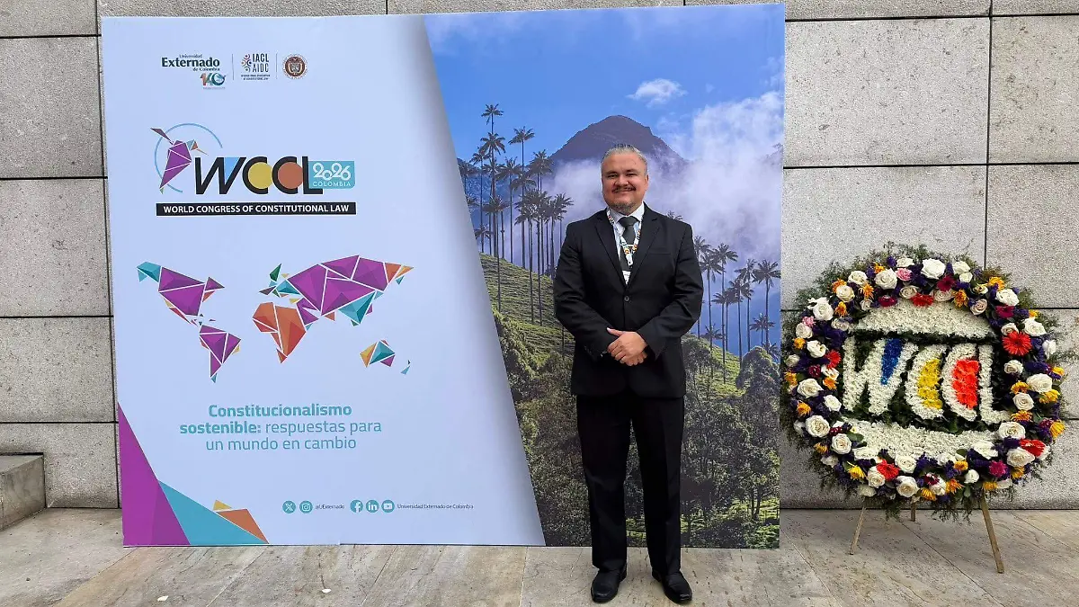 Director de la Facultad de Derecho de la UJED participa en el principal congreso mundial de derecho constitucional