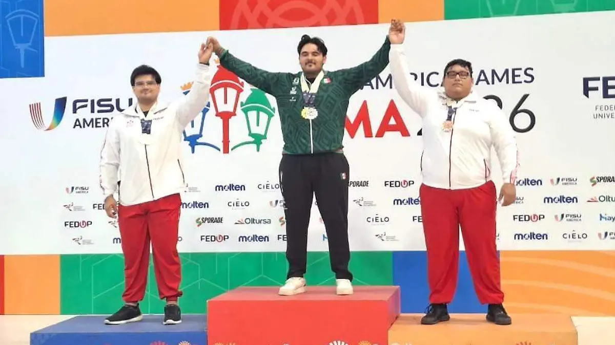 Jorge Ariel Torres conquista tres medallas en Lima 2026 y pone en alto a la UJED, Durango y México 2