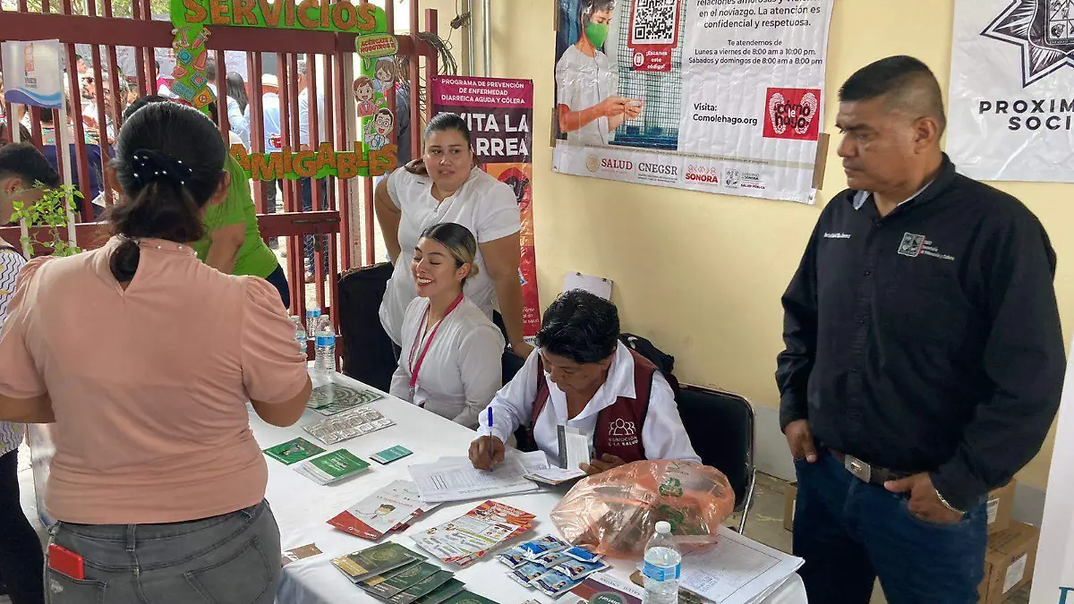 Realizan jornada de servicios "Gobierno de Sonora Contigo" en la colonia Pueblitos