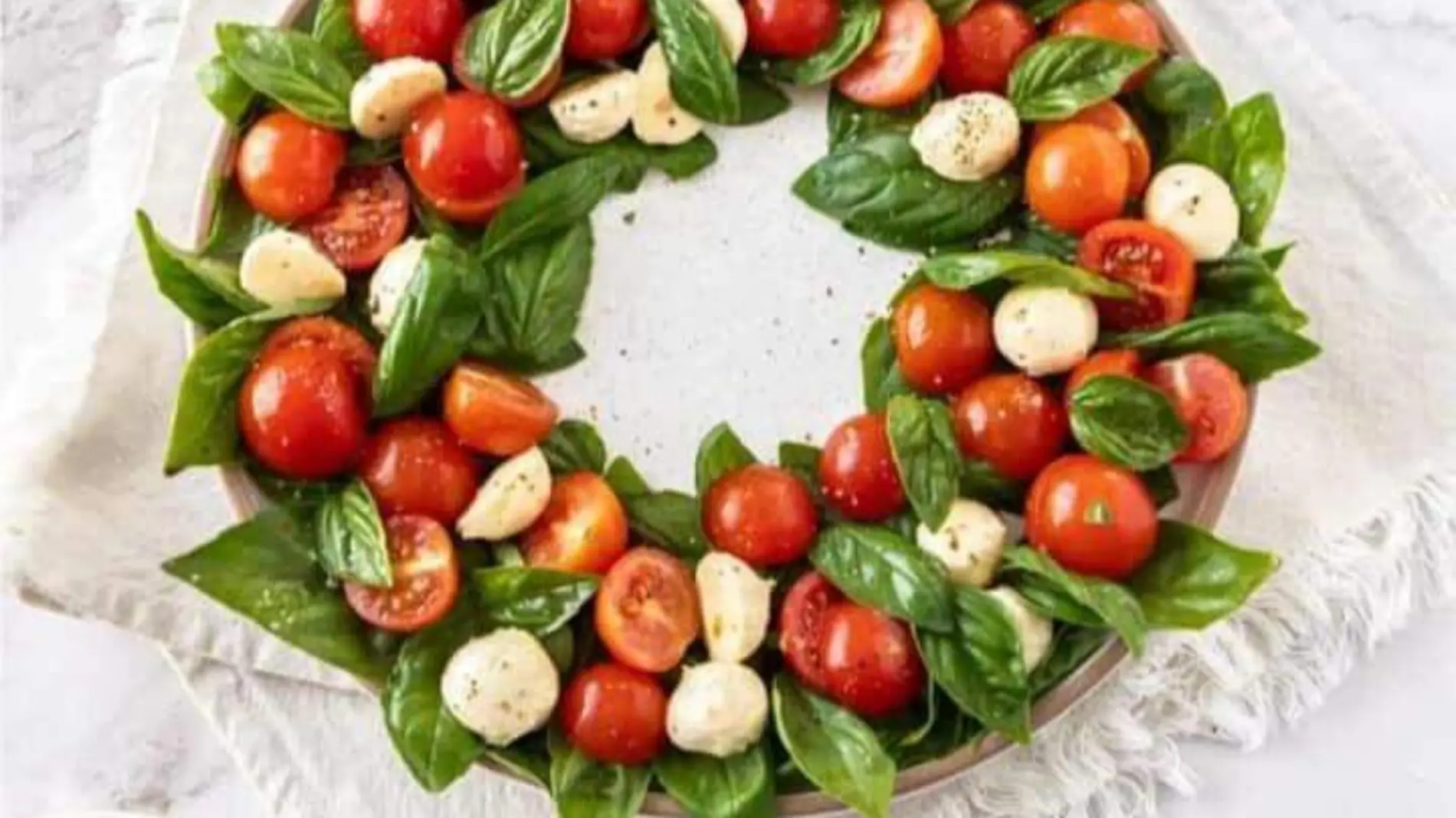 Tablas de vegetales para Navidad 