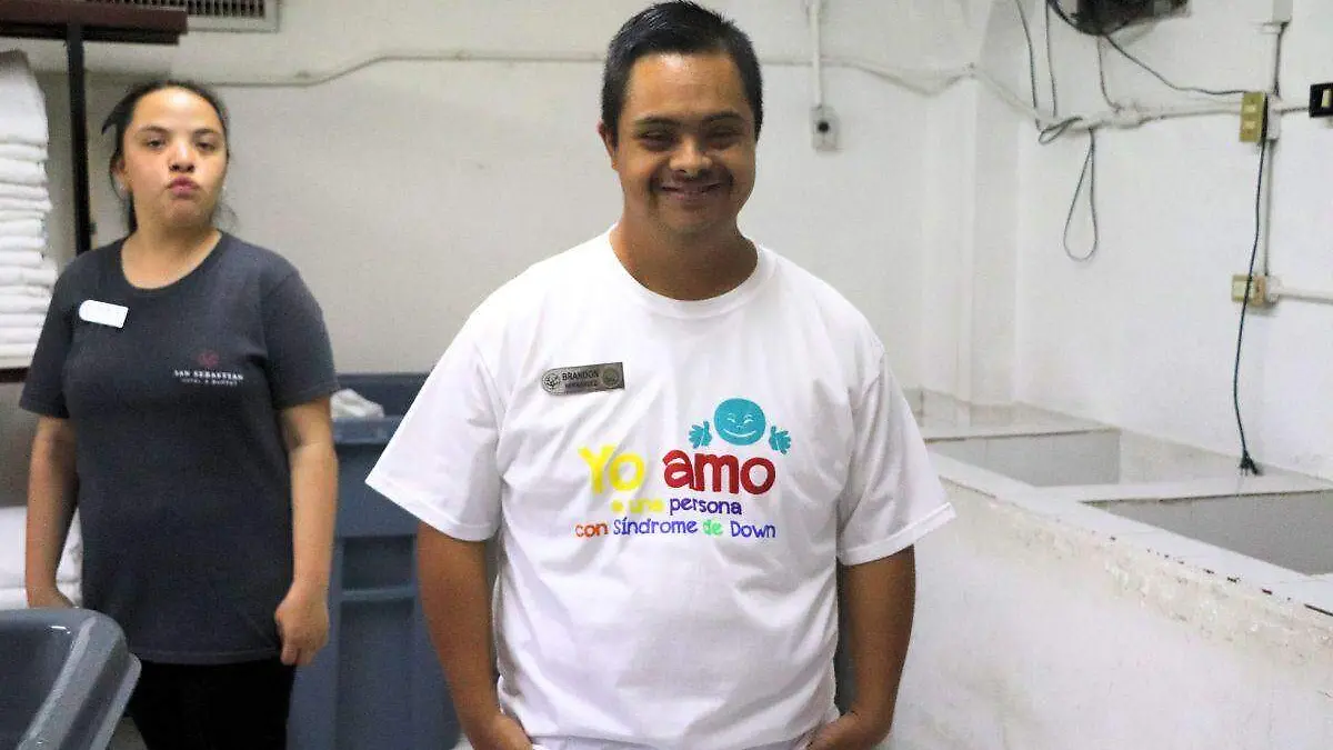 Brandon tiene síndrome de Down