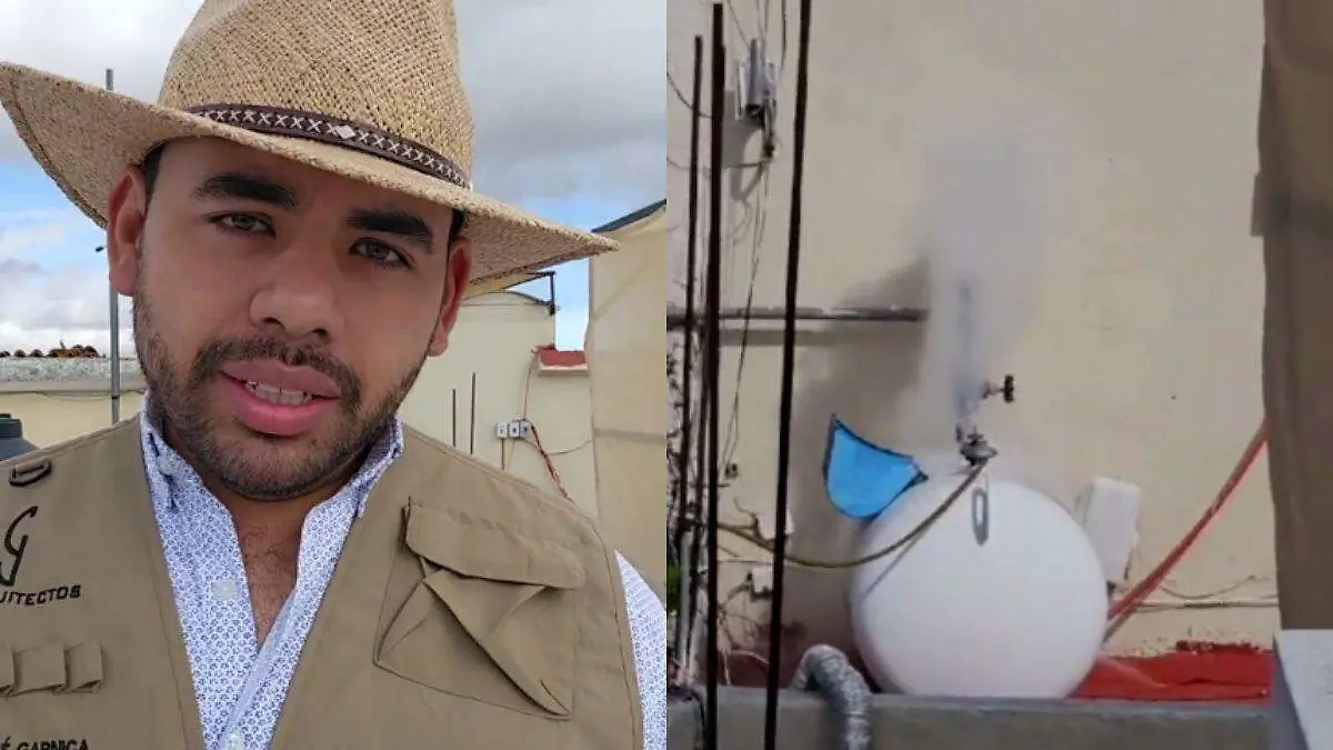 Arquitecto fuga de gas