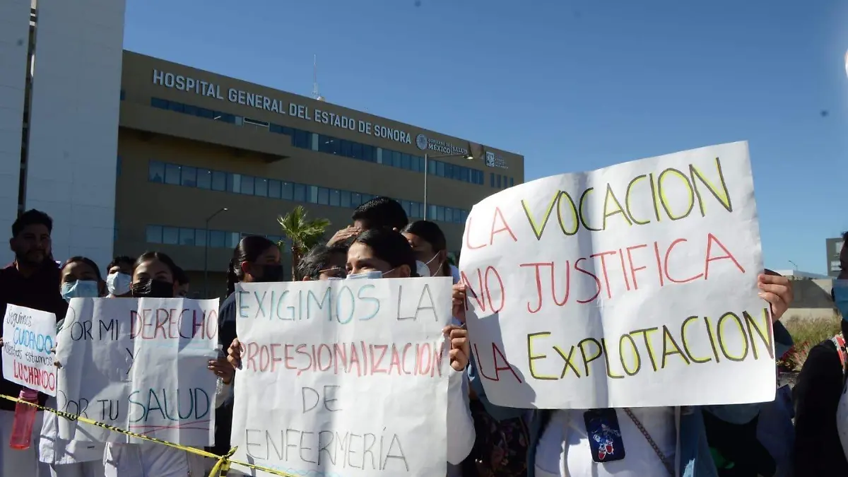 Protesta personal HGE