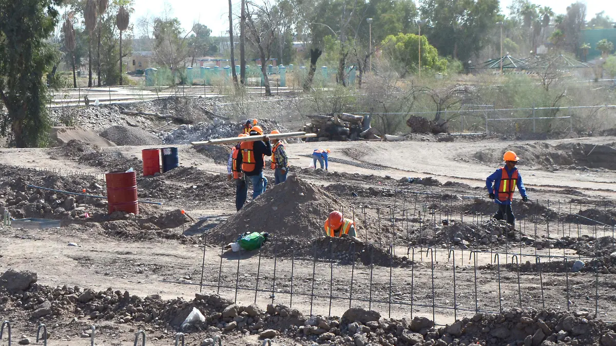 Obras en Parque La Sauceda