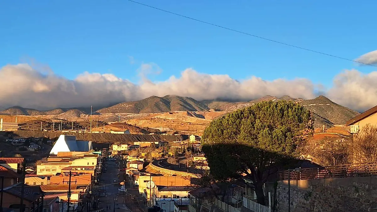 Cananea, mina Buenavista del Cobre, nevada