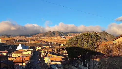 Cananea, mina Buenavista del Cobre, nevada