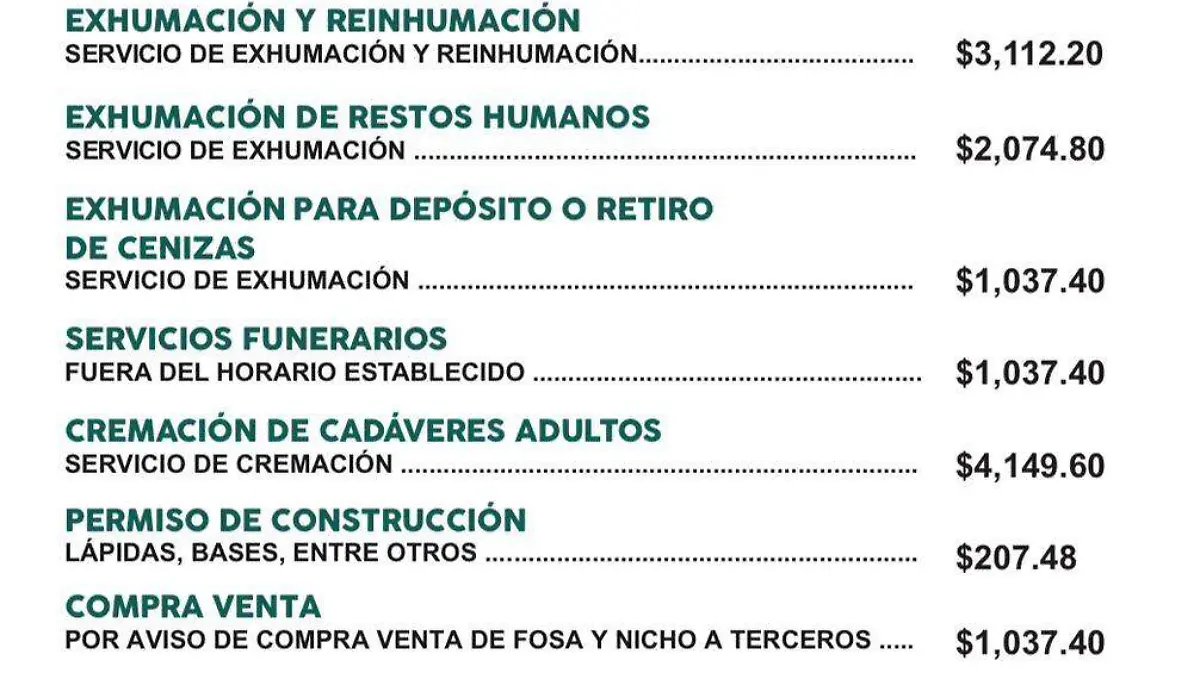 ¿Cuánto cuesta despedir a un ser querido en Hermosillo? Precios de entierros y cremaciones