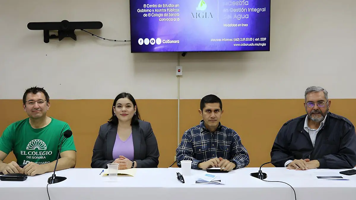 Investigadores de El Colson hablan sobre uso eficiente del agua