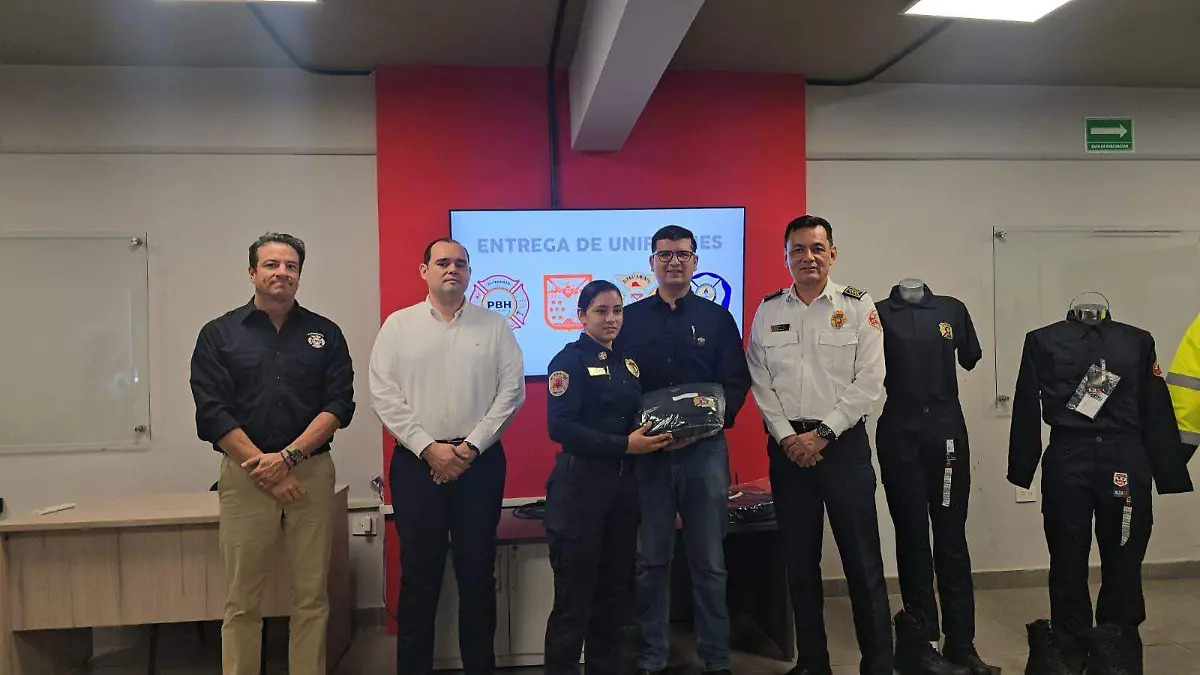 uniformes bomberos