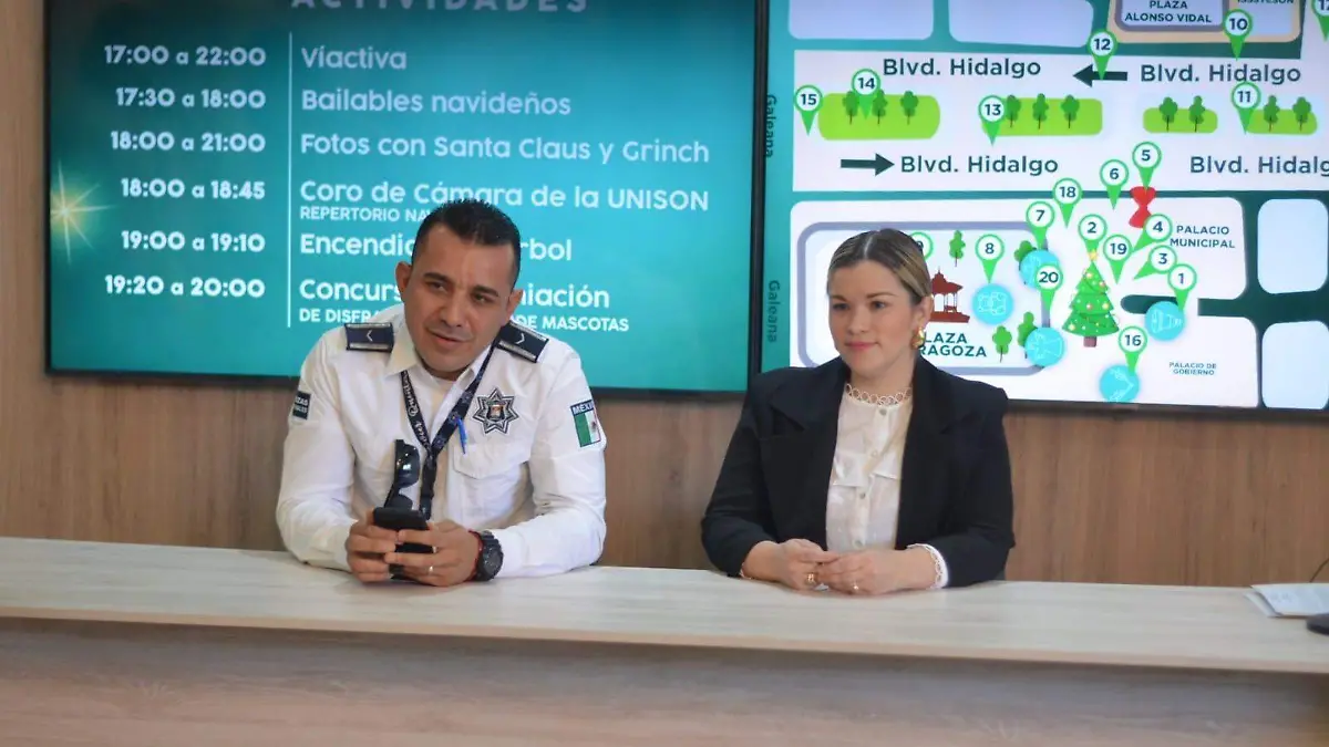 231123 Mariana Gonzáles y vocero de tránsito municipal_Carlos Villalba (7)