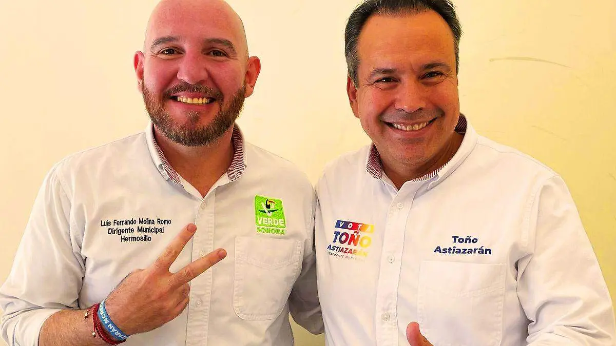 Luis Fernando Molina con Antonio Astizarán