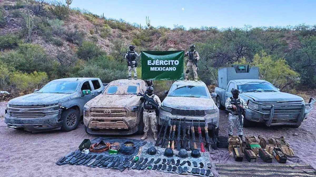 Aseguramiento Sedena Sáric