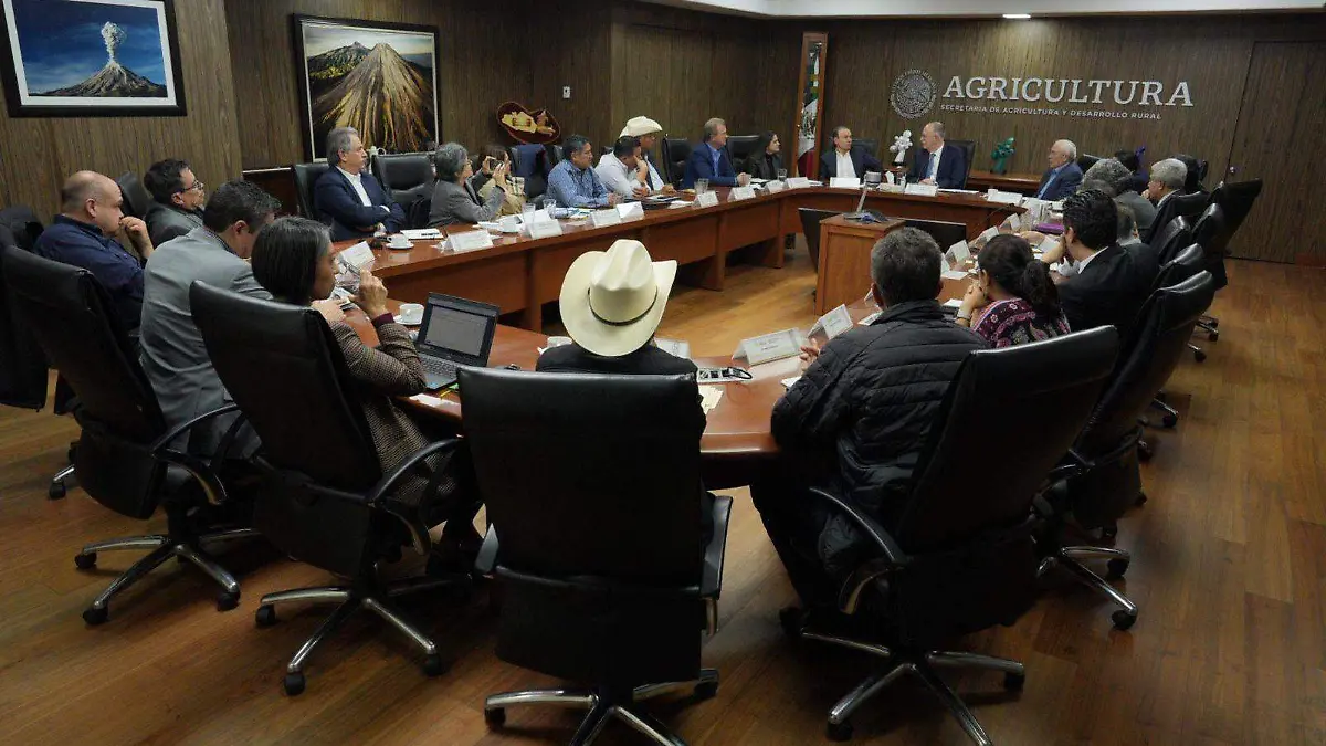 Fotos- Reunión de Alfonso Durazo con autoridades de la Sader y otras dependencias federales : Cortesía- Gobierno de Sonora1