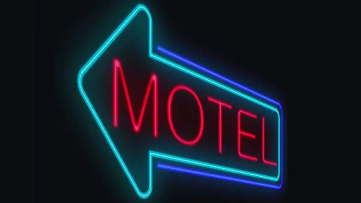 Letrero de Motel