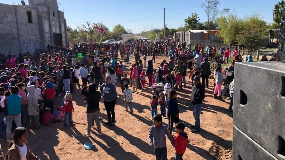 Posada en Miguel Aleman organizada por Anselmo Ayala Corral