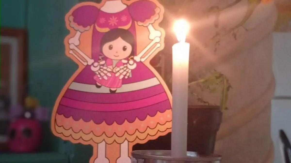 Ofrenda o altar para el Día de Muertos