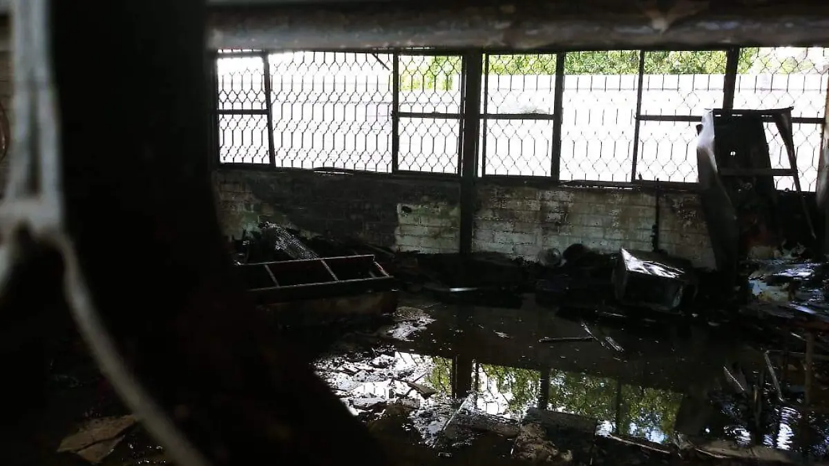 Incendio dispensario amapolas