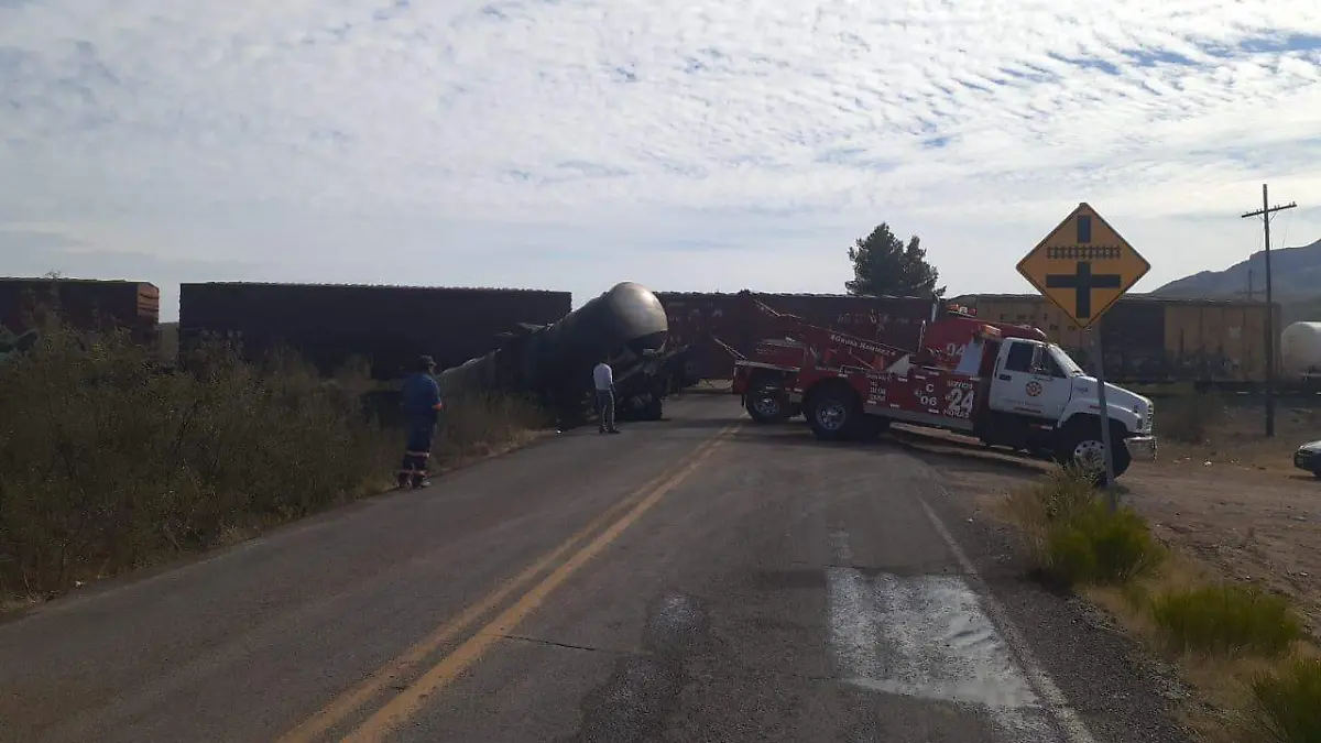 choque de pipa y tren en Agua Prieta, Cabullona