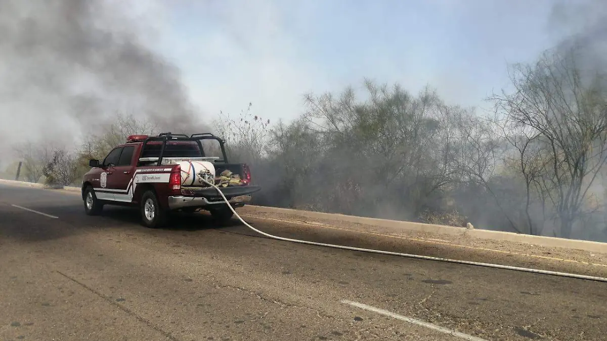 Incendio en Paseo Río Sonora
