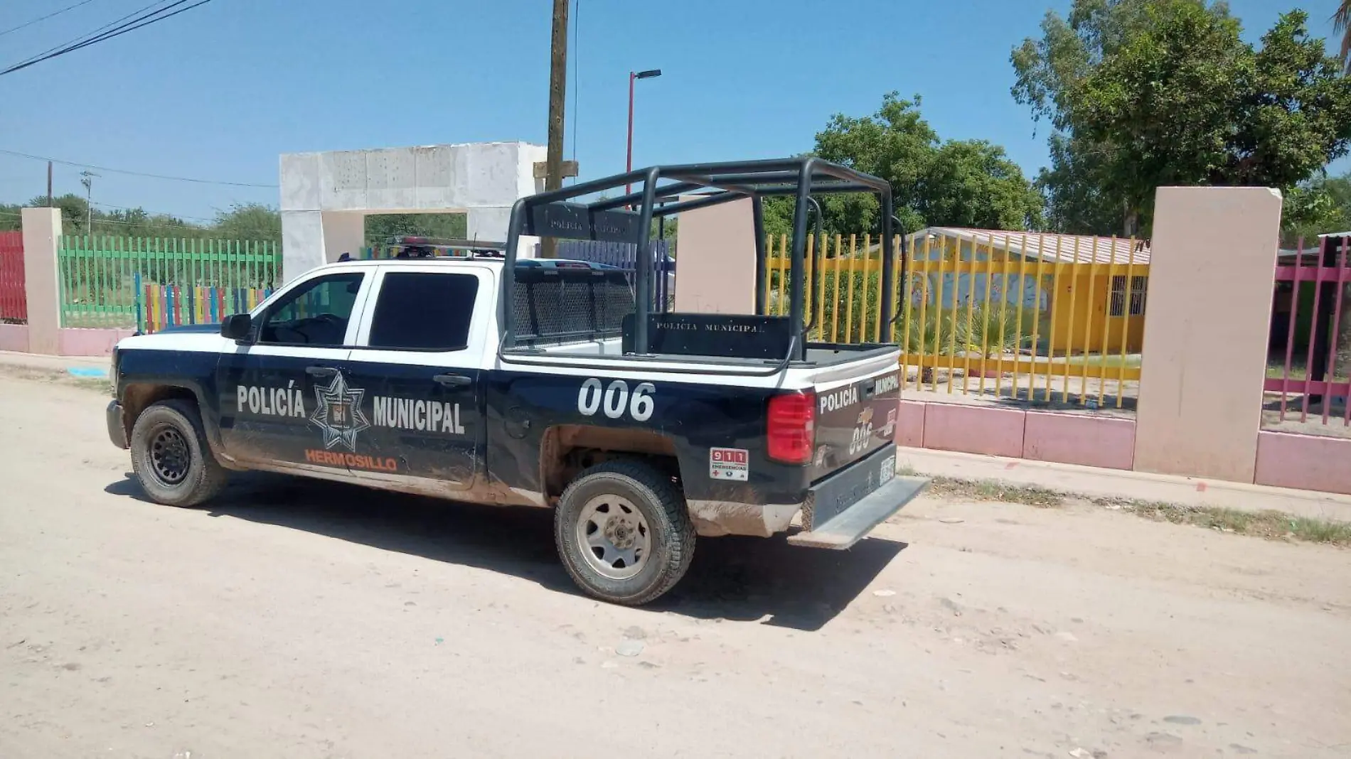 Patrulla de la Policía Municipal de Hermosillo