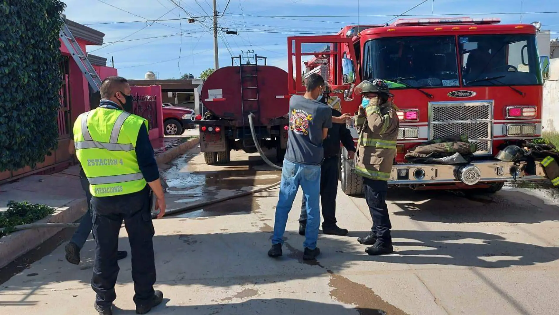 Bomberos de Hermosillo atendieron el reporte