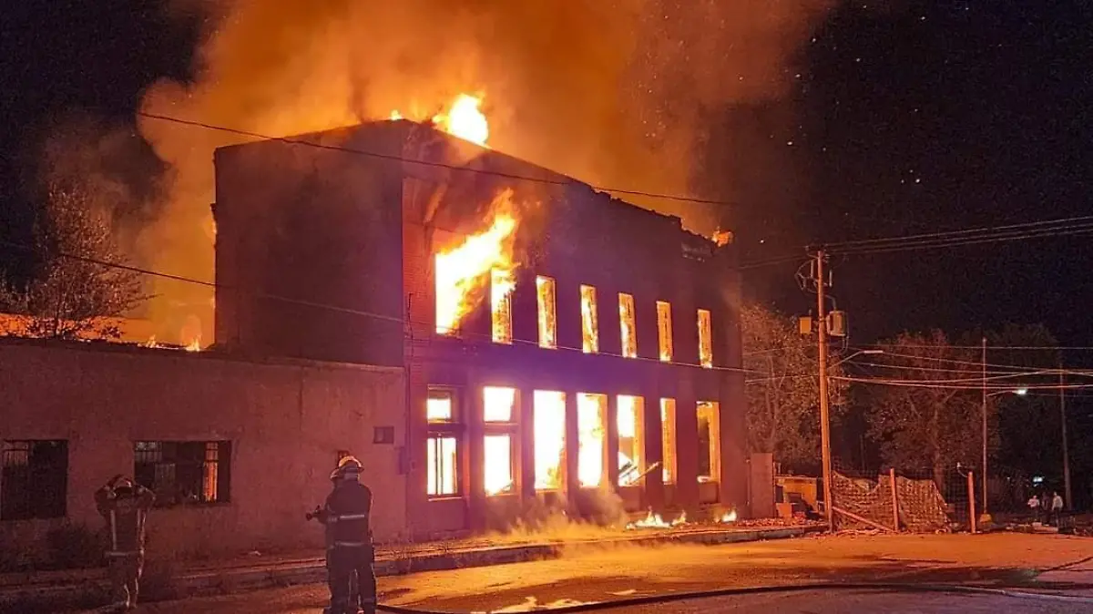 Edificio del Banco de Crédito Rural en Cananea