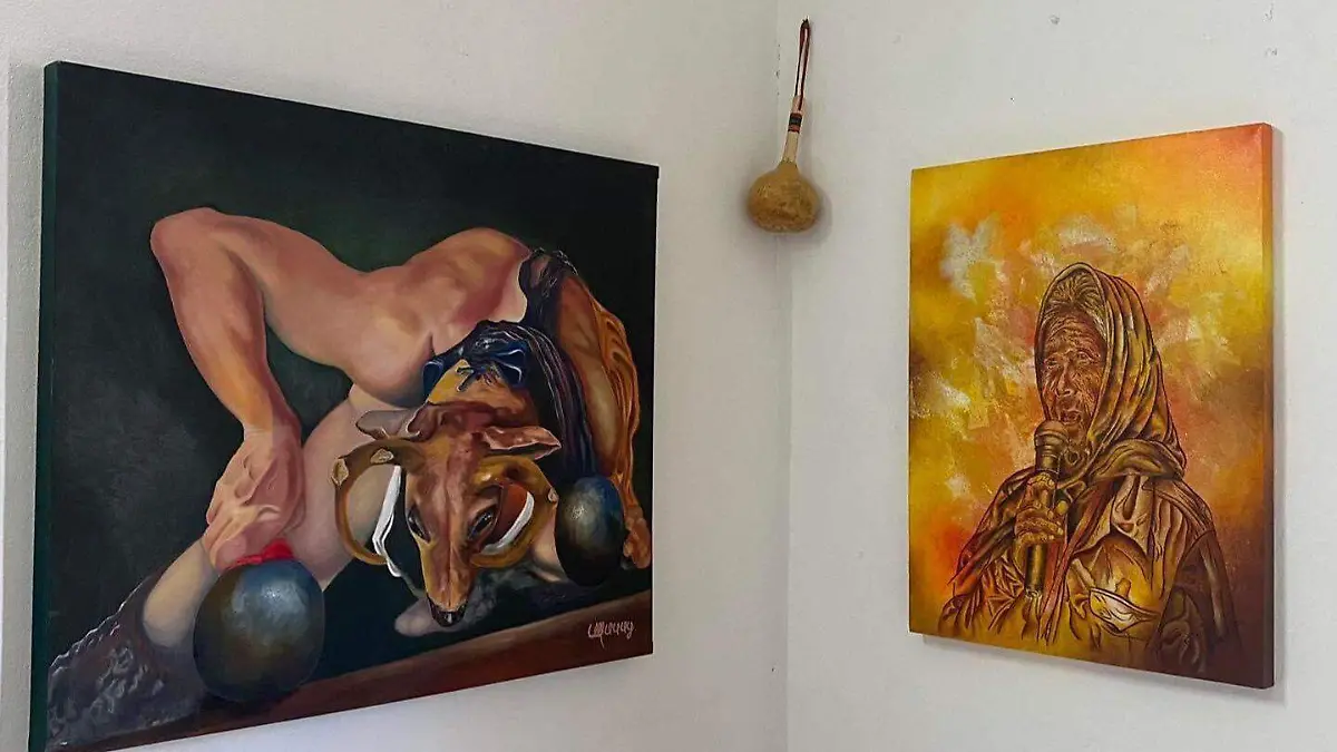 Cuadro en exposición