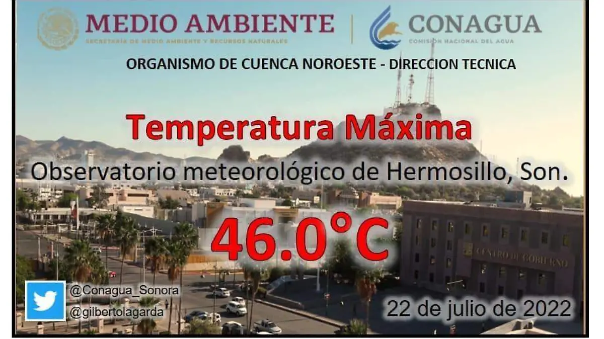 Hermosillo rompe récord de temperatura