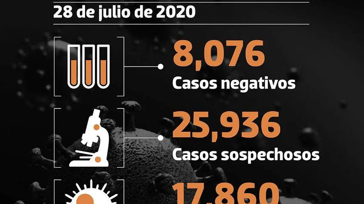 Gráfico Covid 28 de julio